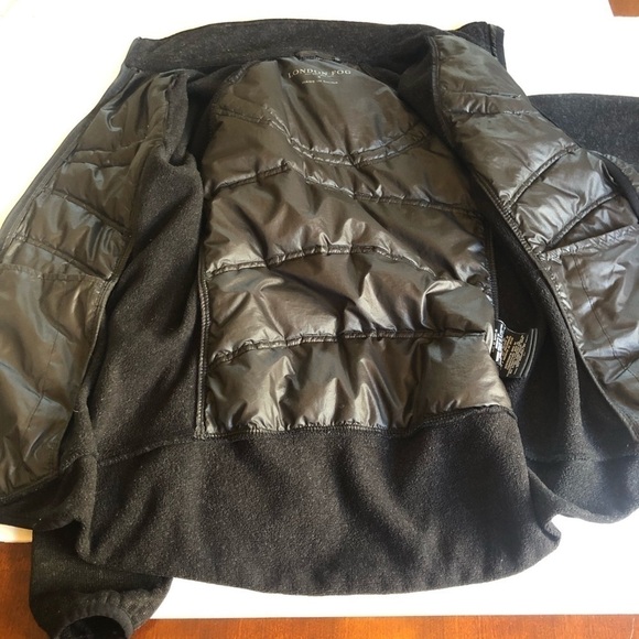 London Fog Women’s Quilted Feathers Down Lightweight Knit Sleeves Jacket Size S - Picture 9 of 16